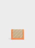 Snap Button Mini Short Wallet - Orange image 0