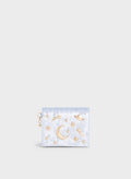 Velvet Embellished Card Holder - Light Blue image 0