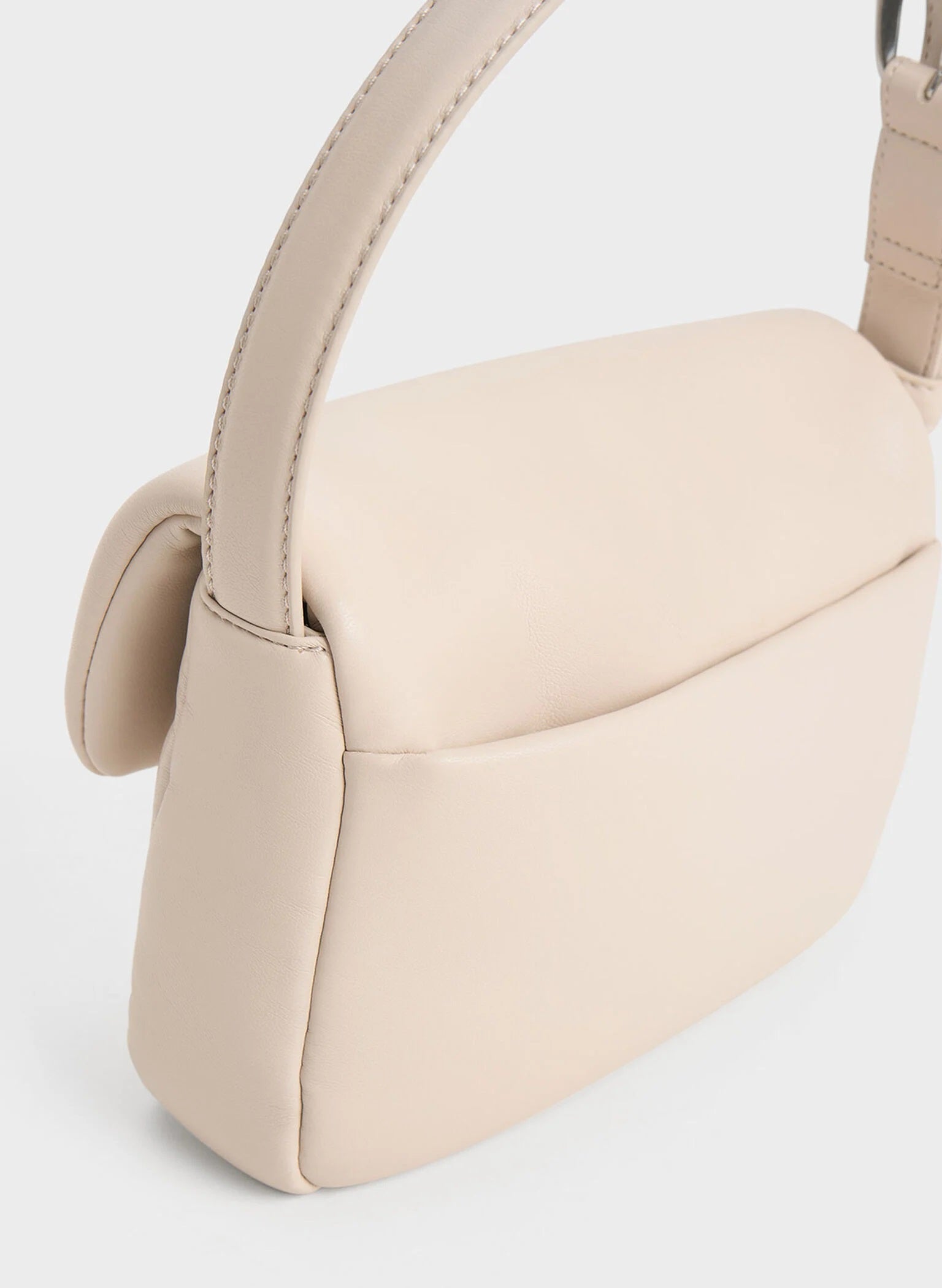 Moore Padded Shoulder Bag - Ivory image 1