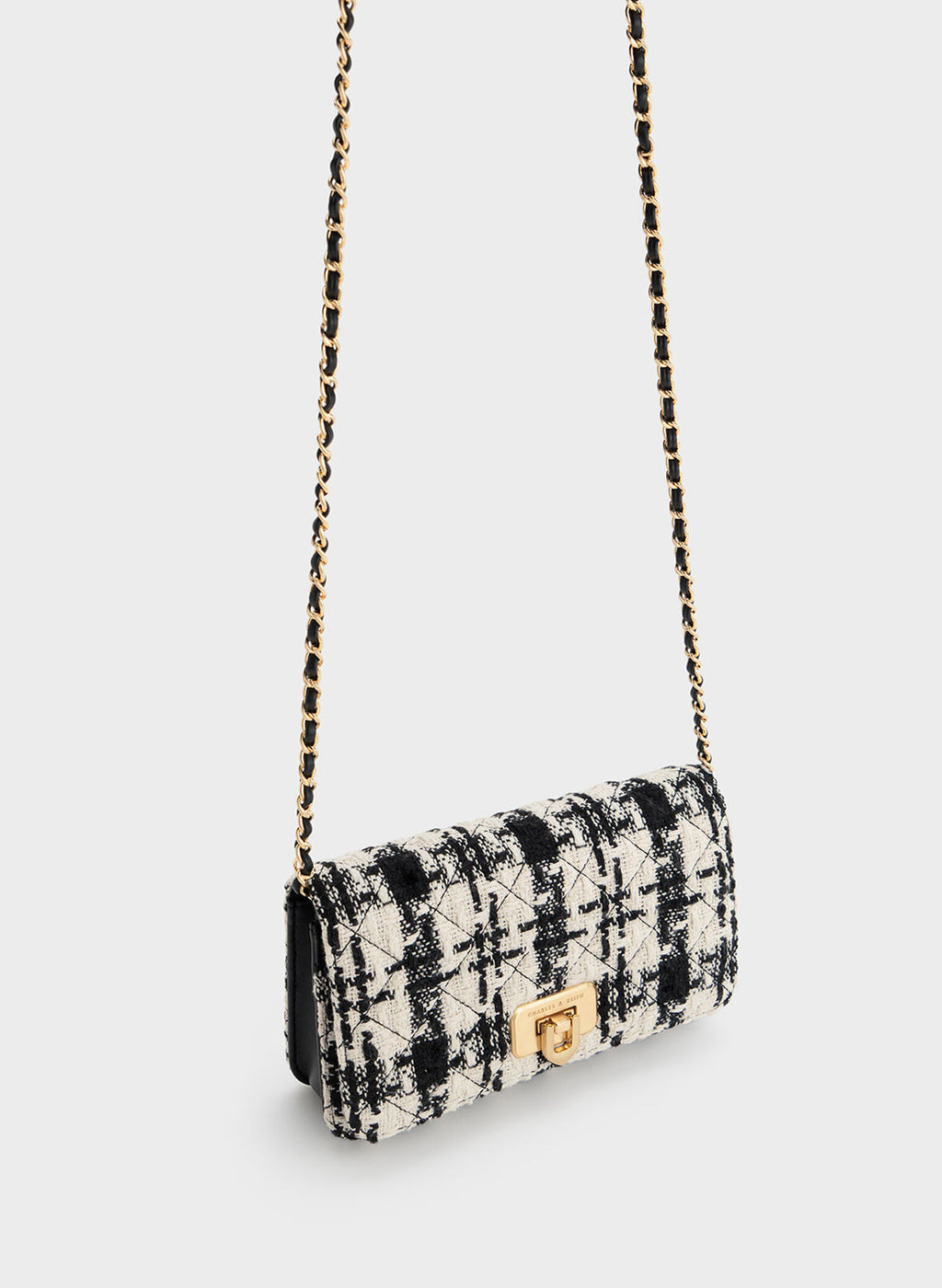Cressida Tweed Push-Lock Clutch - Multi image 1