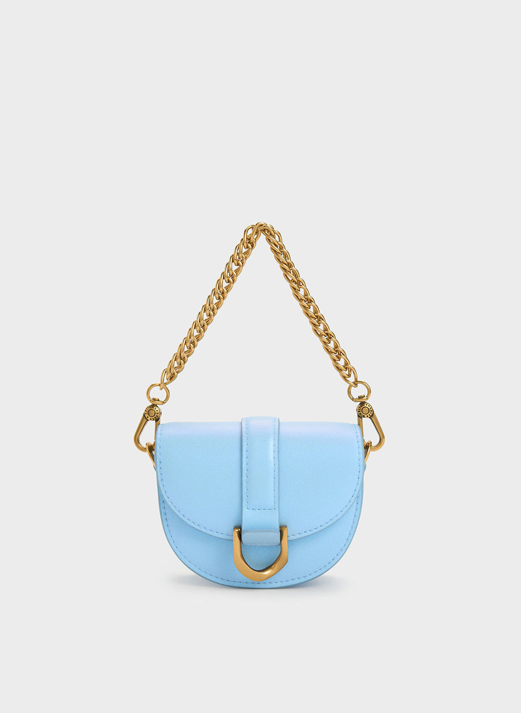 Micro Gabine Saddle Bag - Light Blue image 0