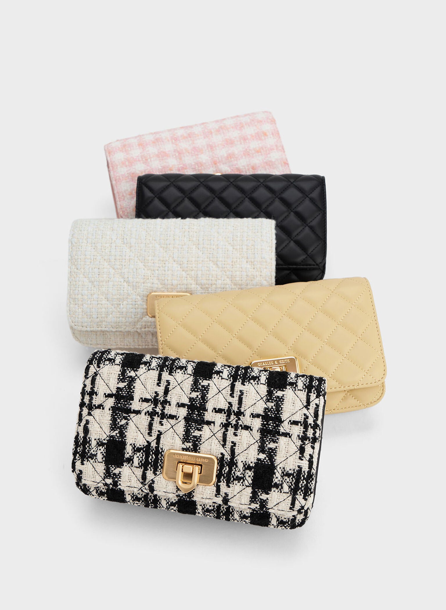Cressida Tweed Push-Lock Clutch - Multi image 3