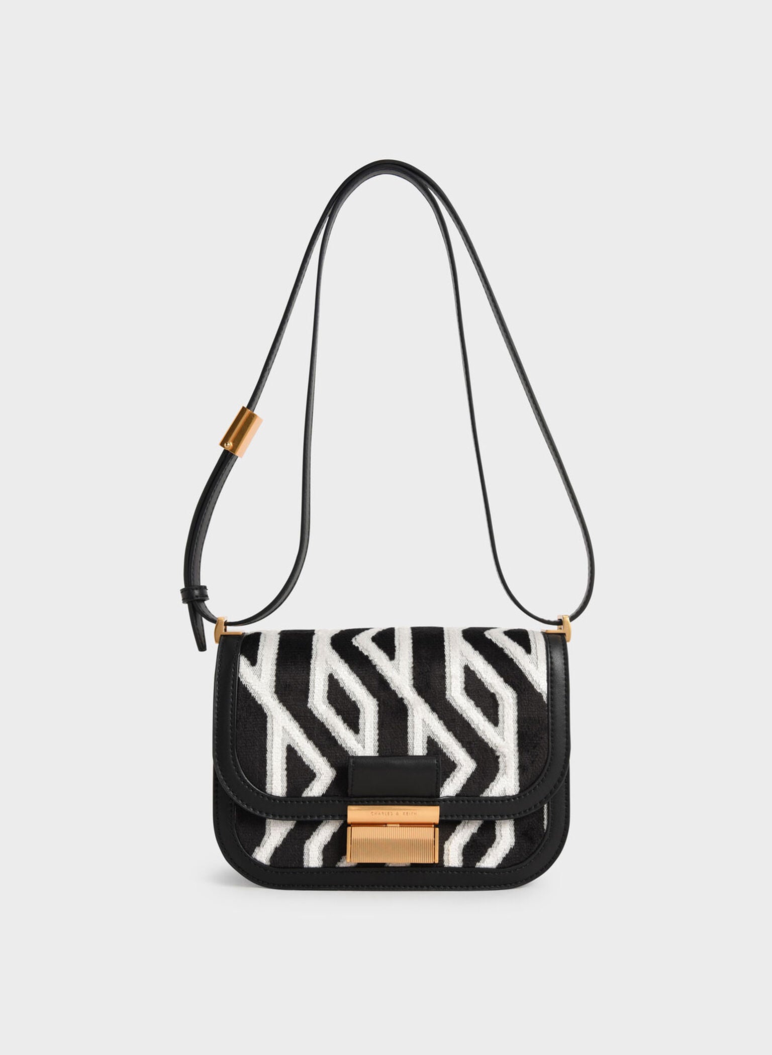 Charlot Jacquard Printed Bag - Black image 0