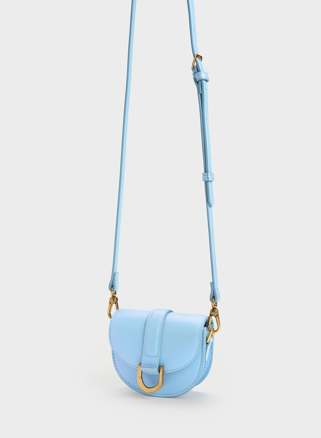 Micro Gabine Saddle Bag - Light Blue image 1