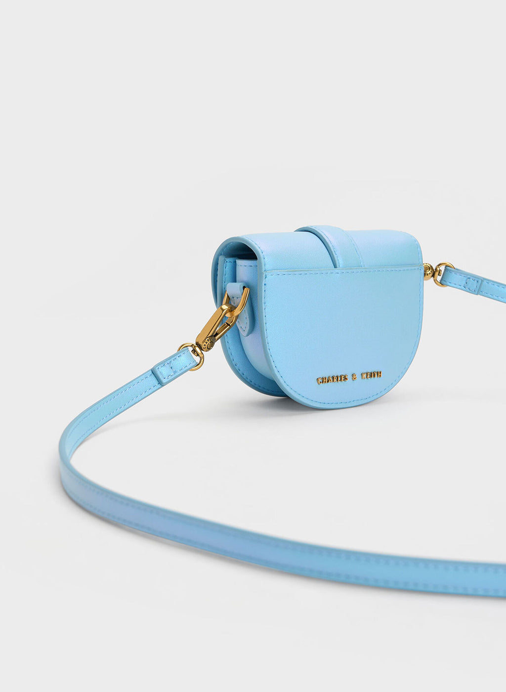 Micro Gabine Saddle Bag - Light Blue image 2